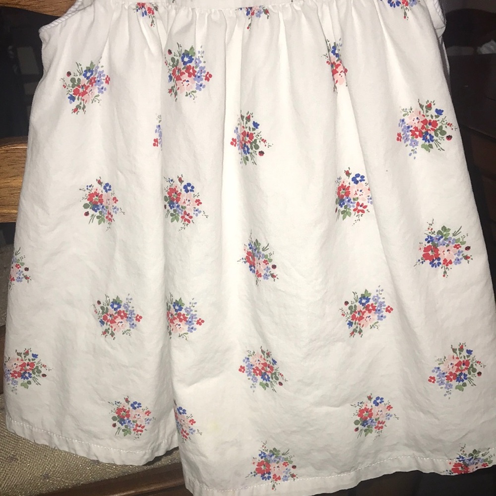 * SOLD * JANIE AND JACK FLORAL DRESS SIZE 12-18 MONTHS - Picture 3 of 7